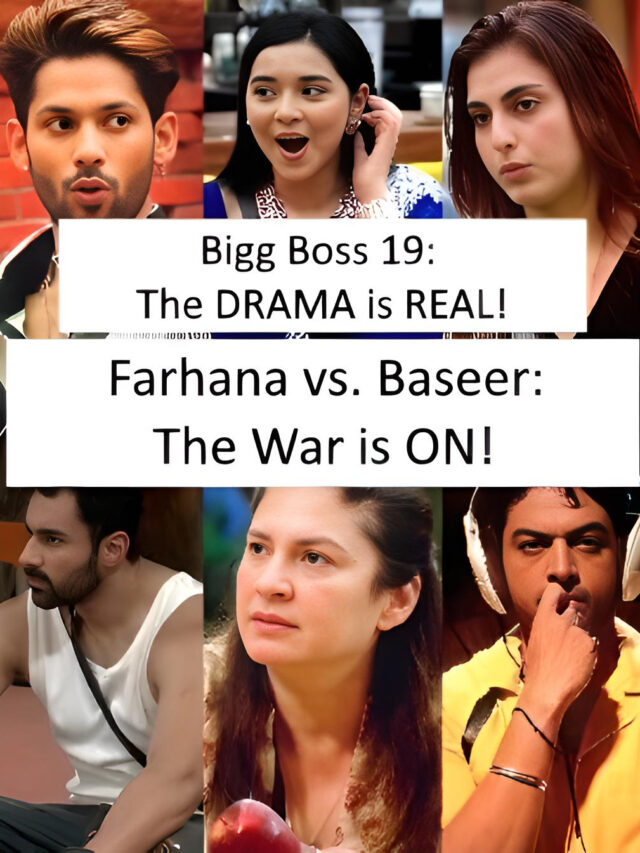 Bigg Boss 19: The DRAMA is REAL Farhana vs Baseer The War is ON